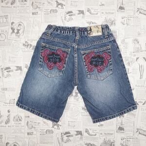 6 - Vintage Y2K AKUMA Shorts description material cotton